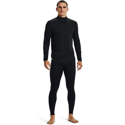 Under Armour Men's Tac Mock ColdGear Infrared Base T-Shirt , Black (001)/Black, Small