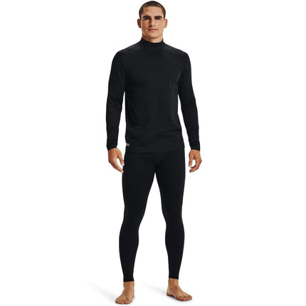 Under Armour Men's Tac Mock ColdGear Infrared Base T-Shirt , Black (001)/Black, X-Large