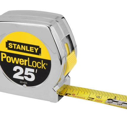 STANLEY Tape Measure, Chrome, 25-Foot (33-425)
