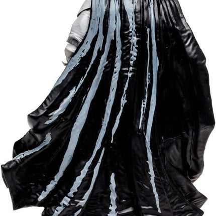 McFarlane Toys, 7-Inch DC Direct Black Adam Gold Label Batman Action (Line Art Variant) Figure with 22 Moving Parts, Collectible DC Black Adam Comic Figure with Unique Comic Book – Ages 12+