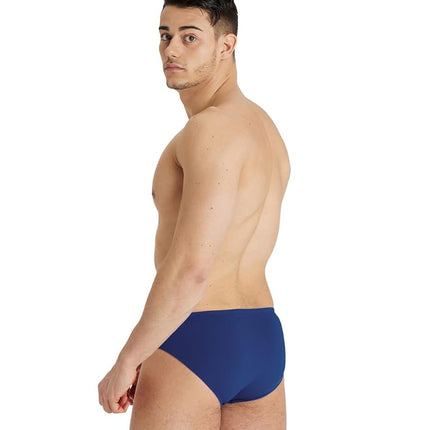 Arena Mens Team Swim Briefs Solid, Navy-white, 24