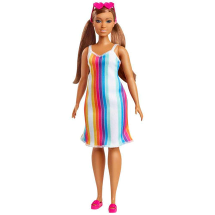 Barbie Loves the Ocean - Rainbow Striped Dress