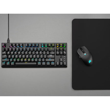 Corsair K60 PRO TKL Wired Optical-Mechanical OPX Linear Switch Gaming Keyboard with 8000Hz Polling Rate - Black