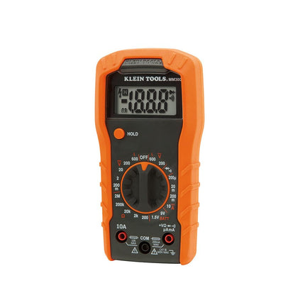 Klein MM300 Manual-Ranging Digital Multi Meter, 600 V, Orange