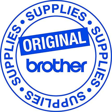 Brother M-K222BZ Labelling Tape Cassette, Red on White, 12 mm (W) x 8 m (L), Brother Genuine Supplies