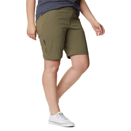 Columbia Women's Saturday Trail II Convertible Pant, Stone Green, 16W Short
