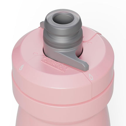 CamelBak Podium 21oz Bike Water Bottle - Easy Squeeze Bottle - Fits Most Bike Cages, Coral Sunset