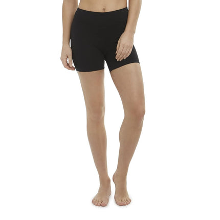 Jockey Women's Bike Short with Wide Waistband Casual, Black, Medium