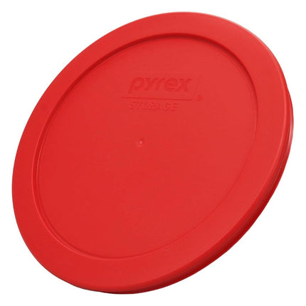 Pyrex 7201-PC Round 4 Cup Storage Lid for Glass Bowls (6, Poppy Red)