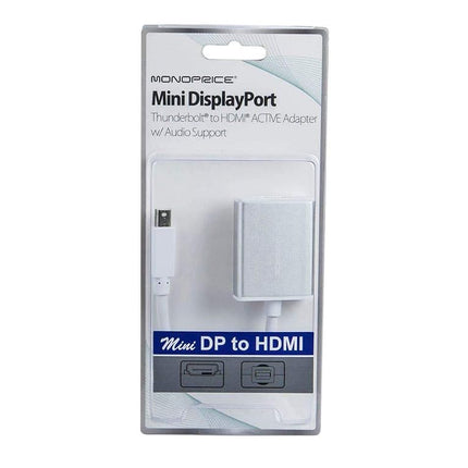 Monoprice Mini DisplayPort Thunderbolt to HDMI Active Adapter (109426)