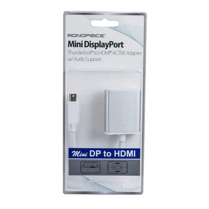 Monoprice Mini DisplayPort Thunderbolt to HDMI Active Adapter (109426)