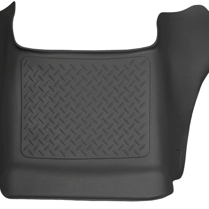 Husky Liners - Weatherbeater | Compatible avec Ram 1500 2002-2023 (caisse classique 19-23) Dodge Ram 1500/2500/3500 03-18 sans levier de boîte de transfert manuel, tapis de sol pour tunnel central - Noir | 83711