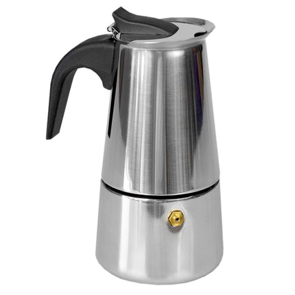 Home Basics EM00249 4 Cup Stainless Steel Espresso