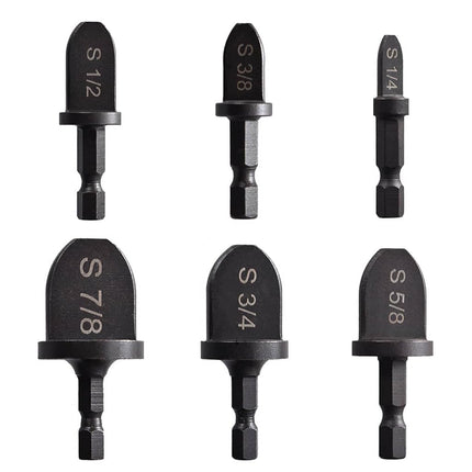 Hymnorq 6-Piece HVAC Copper Pipe Swaging Tool Dril