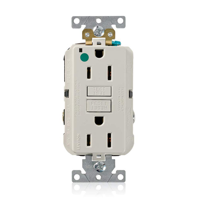 Leviton GFNT1-HGT 15A-125V Extra-Heavy Duty Hospit