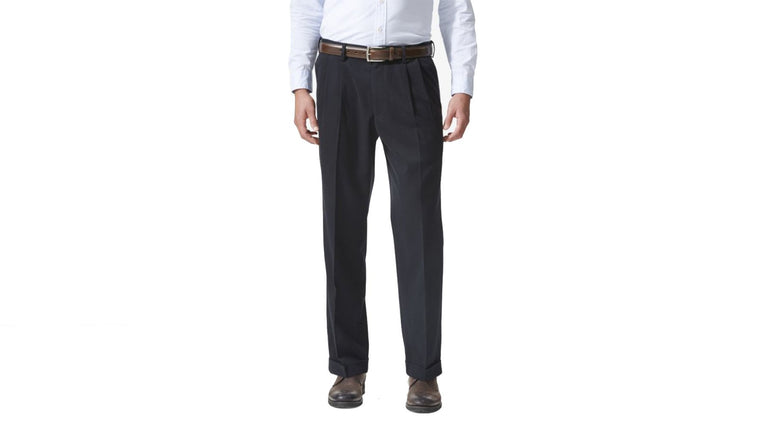 Dockers Men's Relaxed Fit Comfort Khaki Pants-Plea