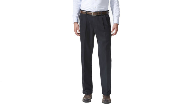Dockers Men's Relaxed Fit Comfort Khaki Pants-Plea