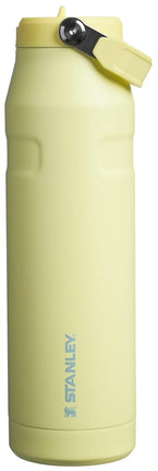 Stanley IceFlow Flip Straw 2.0 Water Bottle 36 OZ | Built-In Straw with Larger Opening | Lightweight & Leak-Resistant | Insulated Stainless Steel | BPA-Free | Pomelo
