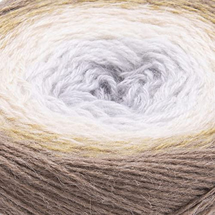 Yarn Art Flowers Alpaca 20% Alpaca 80% Acrylic Weight 8.82oz Length 1028 Yards Multicolor Rainbow Crochet Winter Yarn Weight 2 Sport (407)