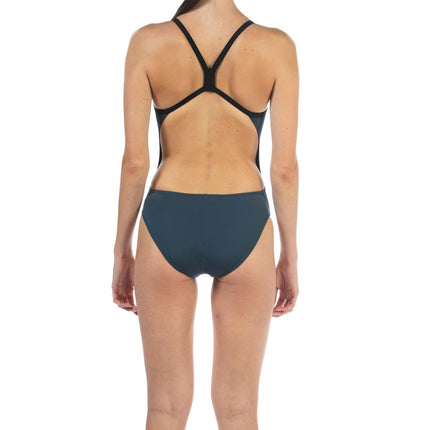 ARENA Women's Team MaxLife Swimsuit Solid Challenge Back Sports One Piece Competition Training Bathing Suit Athletic Swimwear