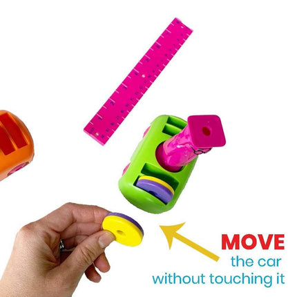 hand2mind Magnets! Super Science Kit for Kids (Ages 8+) - Build 9 STEM Experiments & Activity Set | Make Magnets Float, Move a Train, and Build a Compass | Educational Toys | STEM Authenticated