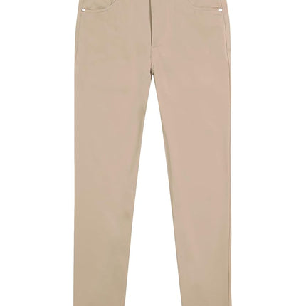 IZOD Boys' School Uniform Twill Pants, Flat Front & Comfortable Waistband with 5 Pockets, Khaki 5-Pocket, 12