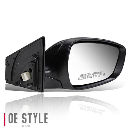 DNA Motoring OEM-MR-HY1321220 Powered Adjustment Right Passenger Side Door View Folding Mirror Compatible with 2014-2016 Elantra, Non-heated