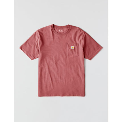Carhartt Men's Loose Fit Heavyweight Short-sleeve Pocket T-shirt, Light Amber, Medium