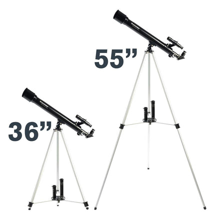 Celestron 21039 PowerSeeker 50AZ Refractor Telescope, Black