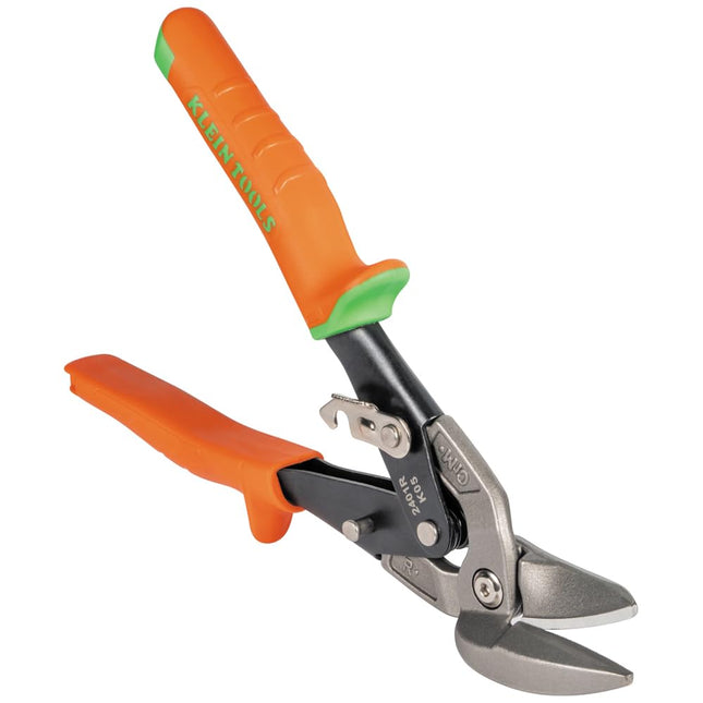 Klein Tools 2401R Right-Cutting Offset Snips, Avia