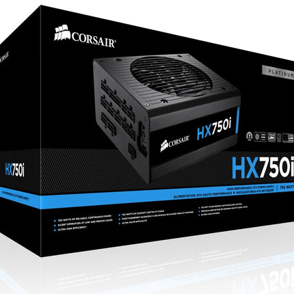 Corsair HX750i COR 750W Power Supply Unit, Black