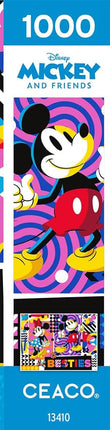 Ceaco - Disney - Collage Collection - Mickey's Bold Expressions - 1000 Piece Jigsaw Puzzle for Adults - Challenging Puzzle Perfect for Game Nights - Finished Size is 26.6 x 19