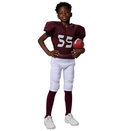 CHAMPRO Boys' Safety Integrated Football Practice Pant with Built-in Pads Black