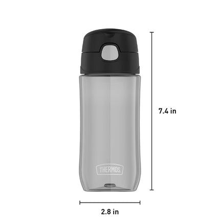 Thermos FUNTAINER 16 Ounce Plastic Hydration with Spout, Black