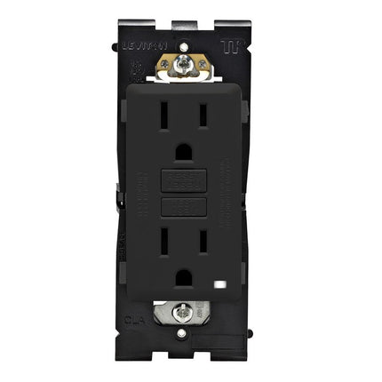 Leviton RGF15-OB 15 Amp Renu Self-Test Tamper-Resistant GFCI Outlet in Onyx Black