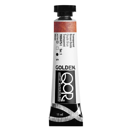 QoR Modern Watercolors, Transparent Brown Oxide, 1