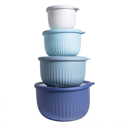 Cook with Color Prep Bowls with Lids- Wide and Dee