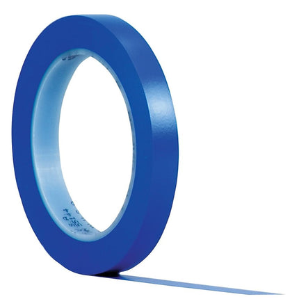 3M Vinyl Tape, 471+, 0.3 in by 108 ft, Indigo, Ideal for Automotive Paint Masking Application, 1 Pack (7100055258)