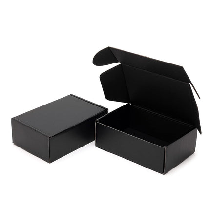 Timirog 6x4x2 Inches Small Black Shipping Boxes 25