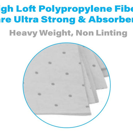 Oil Eater Oil Only Absorbent Pads - for Bilges, Boats, Vehicles and Tools - 6 Pack, White, 15" x 18" (AOA-BPH006-WHITE)