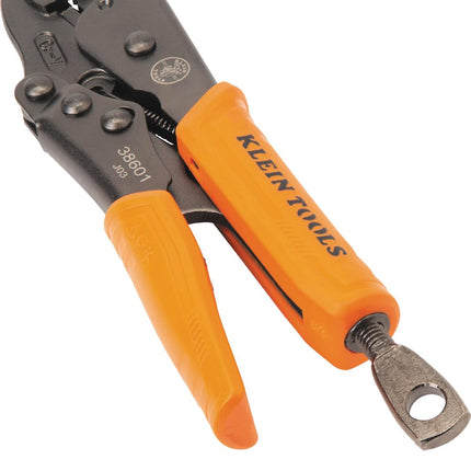 Klein Tools 38665 Locking Pliers Set, Long Nose 6-Inch, Curved Jaw 7 and 10-Inch, High Torque, Mole Grips for Clamping and Gripping 3-Piece