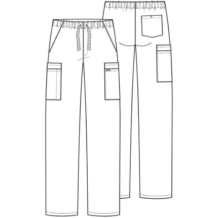 Cherokee Men's Originals Cargo Scrubs Pant, Royal, X-Large Tall