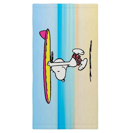 Serviette de bain/piscine/plage en coton ultra doux Snoopy Peanuts par Franco Collectibles, 152 cm x 76 cm, (Produit 100 % sous licence officielle)