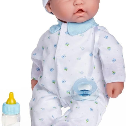 JC Toys, La Baby 16-inch Blue Washable Soft Body B