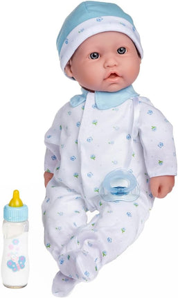 JC Toys, La Baby 16-inch Blue Washable Soft Body B