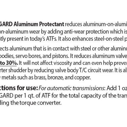 Lubegard 19300 Aluminium Protectant 10oz