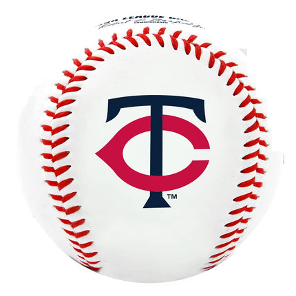 Jarden Sports Licensing Rawlings MLB Minnesota Twins Pelota de Béisbol con Logotipo del Equipo, Blanca, 1