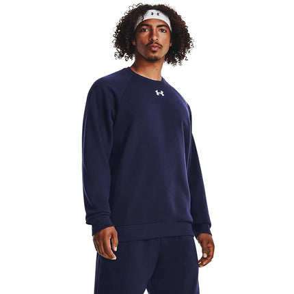 Under Armour Men's UA Rival Fleece Crew Shirt Midn