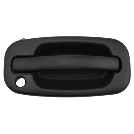 TRQ Door Handle Outside Exterior Front Black Passe