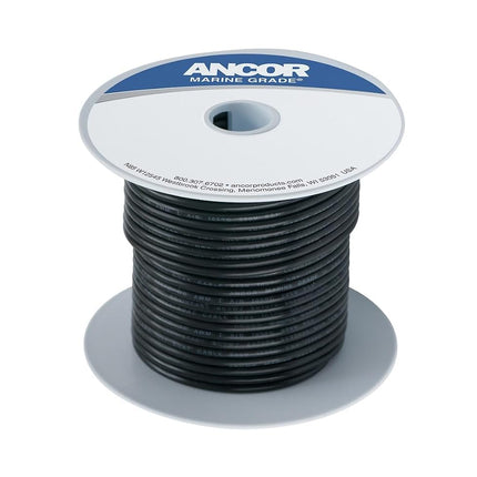 Ancor 639 � 111010 Marine Grade Cable Battery, Color Black, 8.37 mm2, 30.5 M